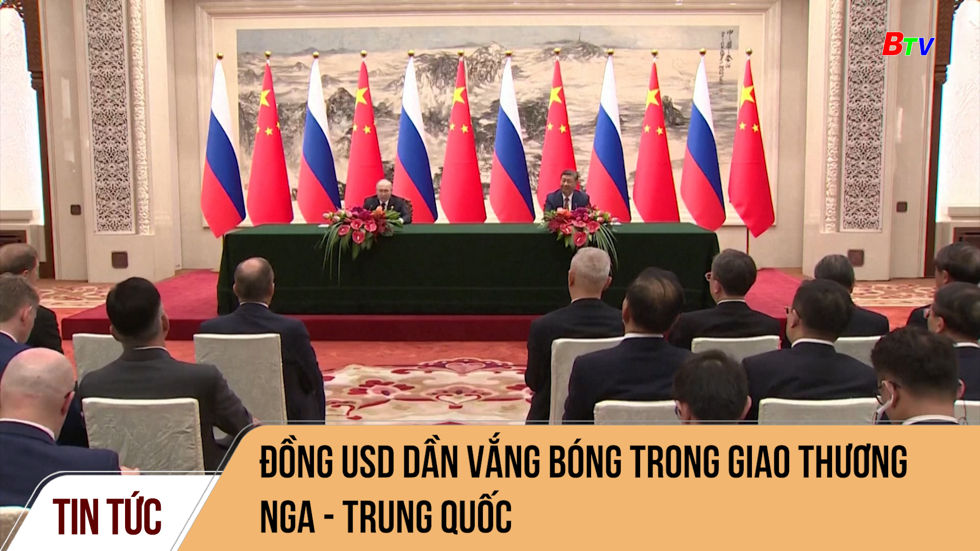 Đồng USD dần vắng bóng trong giao thương Nga - Trung quốc