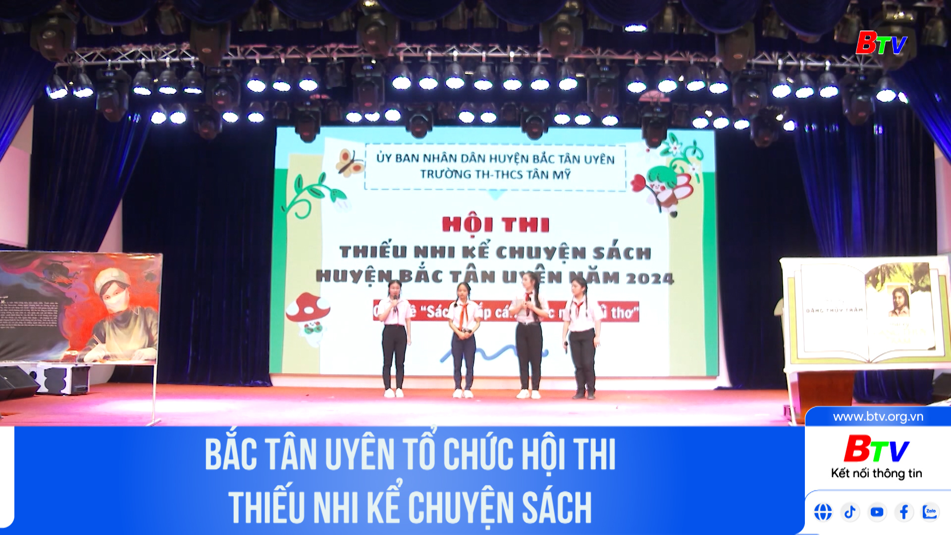 Bắc Tân Uyên tổ chức hội thi thiếu nhi kể chuyện sách	