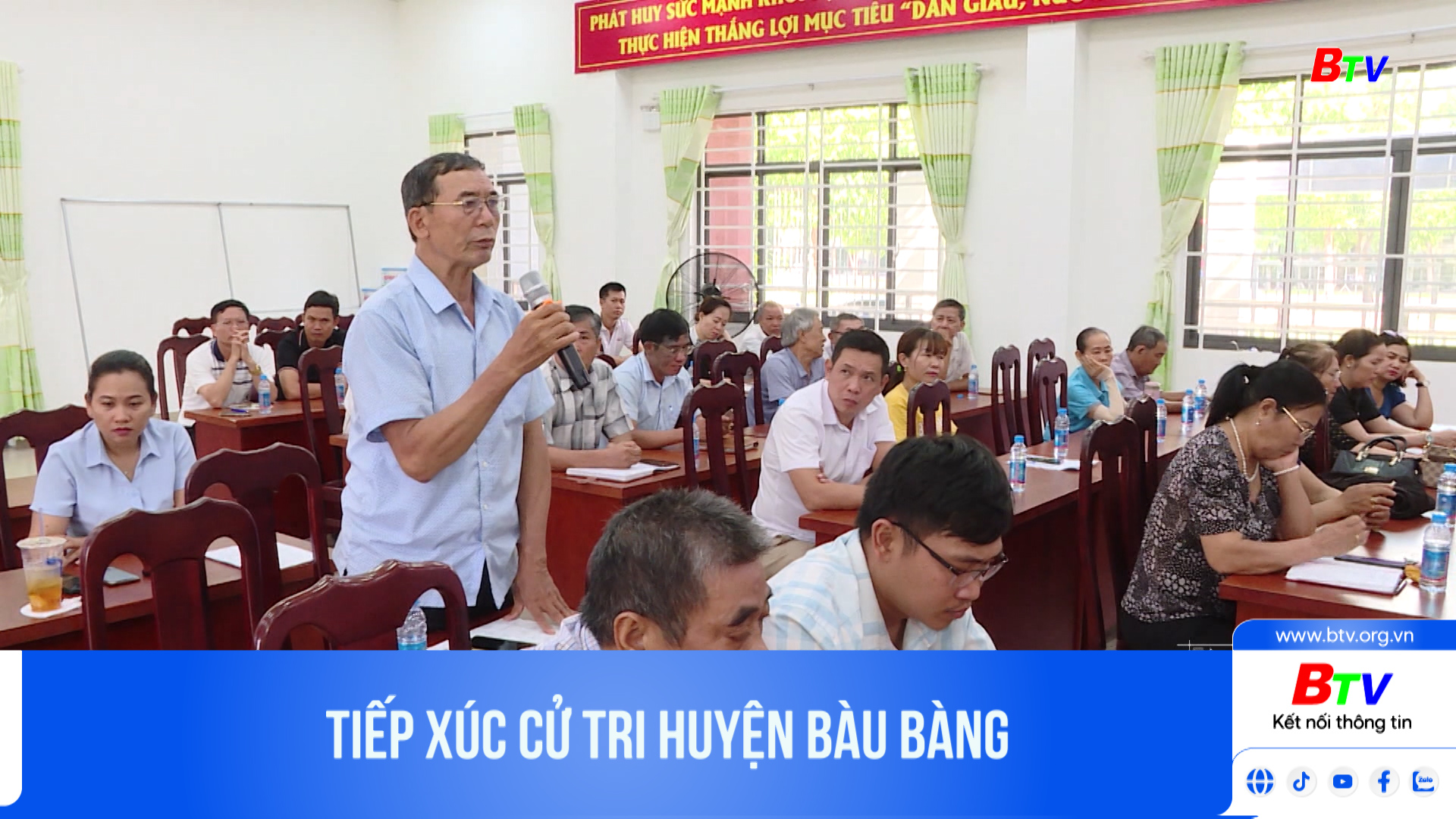 Tiếp xúc cử tri huyện Bàu Bàng	