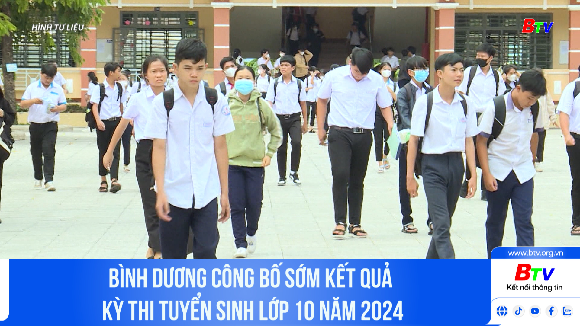 Bình Dương công bố sớm kết quả kỳ thi tuyển sinh lớp 10 năm 2024	