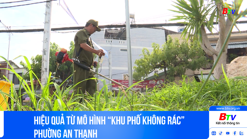 Hiệu quả từ mô hình “Khu phố không rác” phường An Thạnh