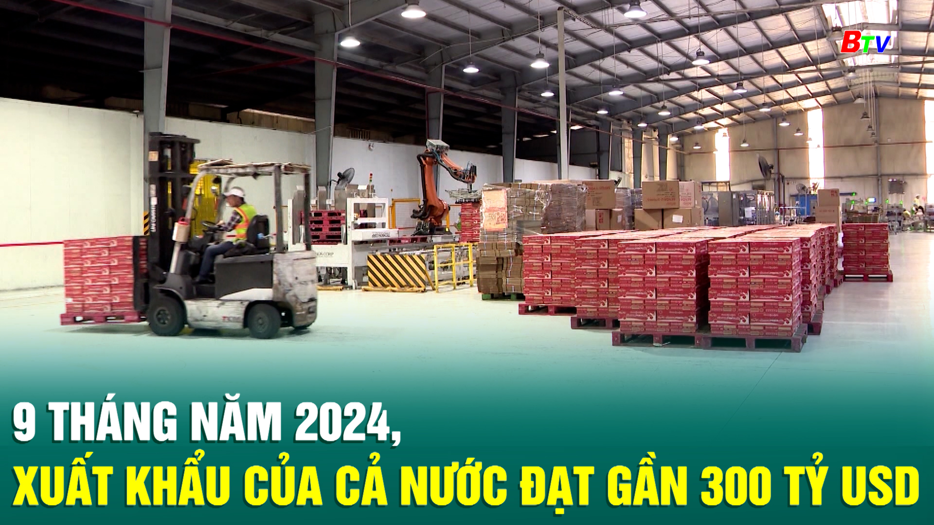 9 tháng năm 2024, xuất khẩu của cả nước đạt gần 300 tỷ USD