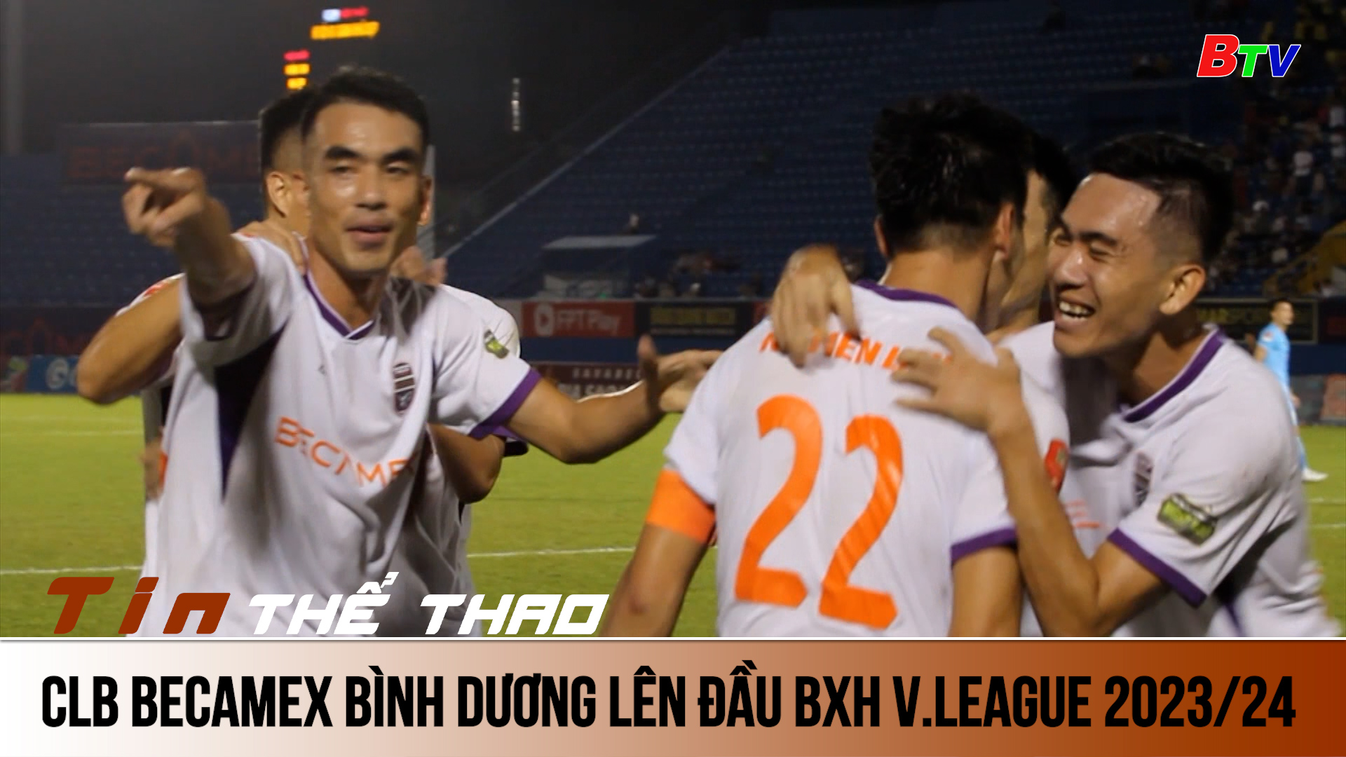 CLB Becamex Bình Dương lên đầu BXH sau vòng 6 V.League 2023/24 | Tin Thể thao 24h