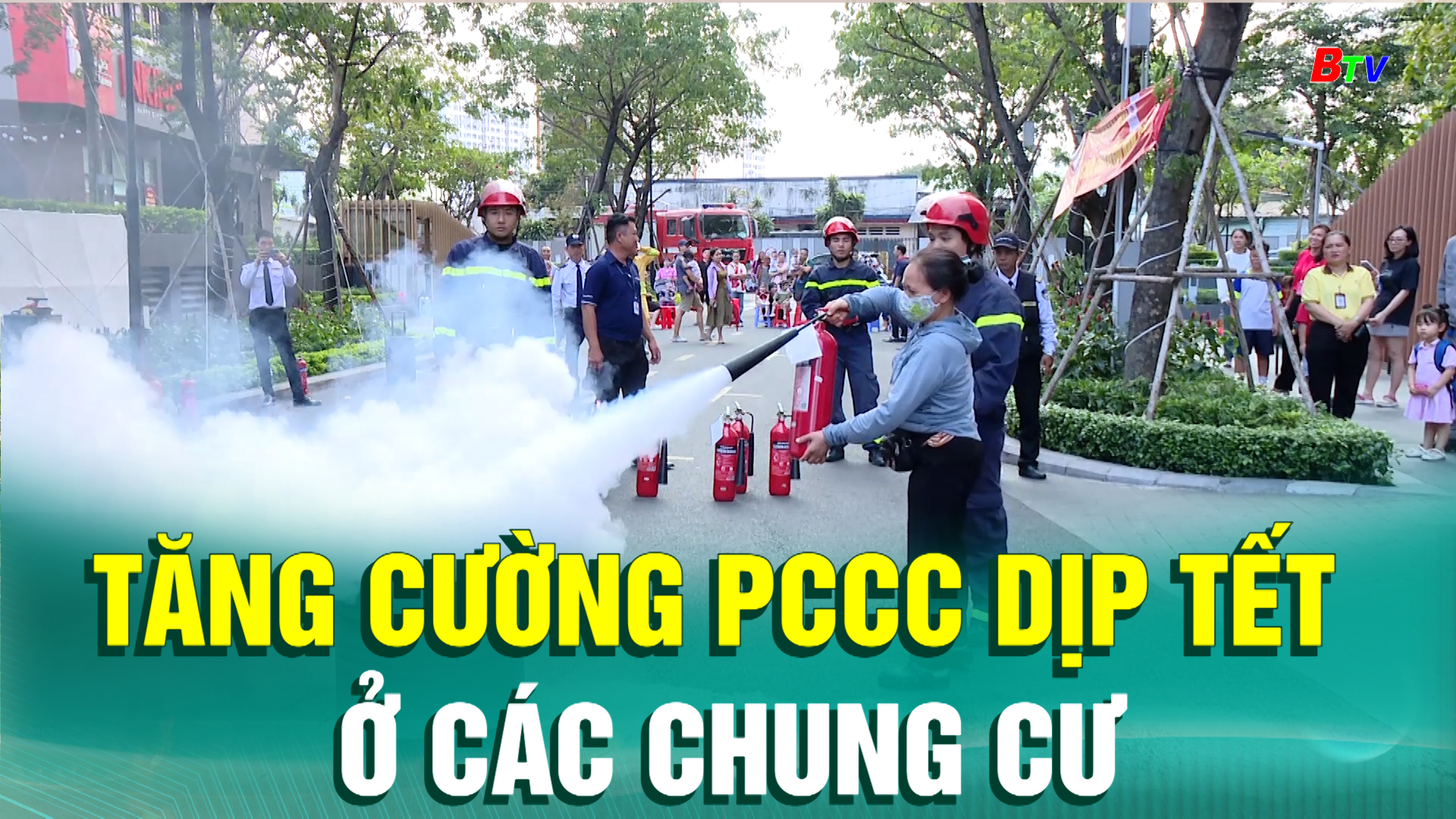 Tăng cường PCCC dịp Tết ở các chung cư