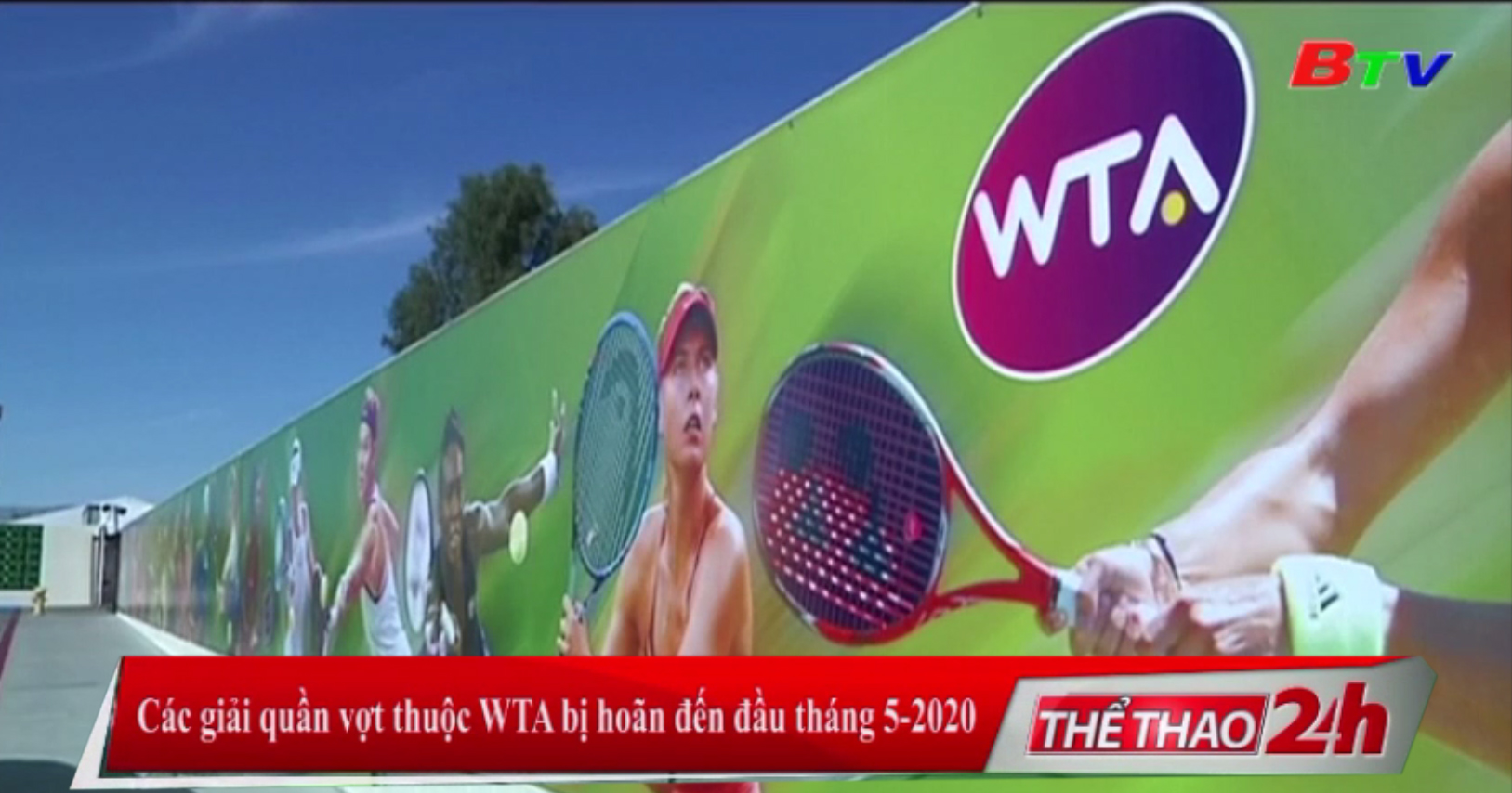 Các giải quần vợt thuộc WTA bị hoãn đến đầu tháng 5-2020