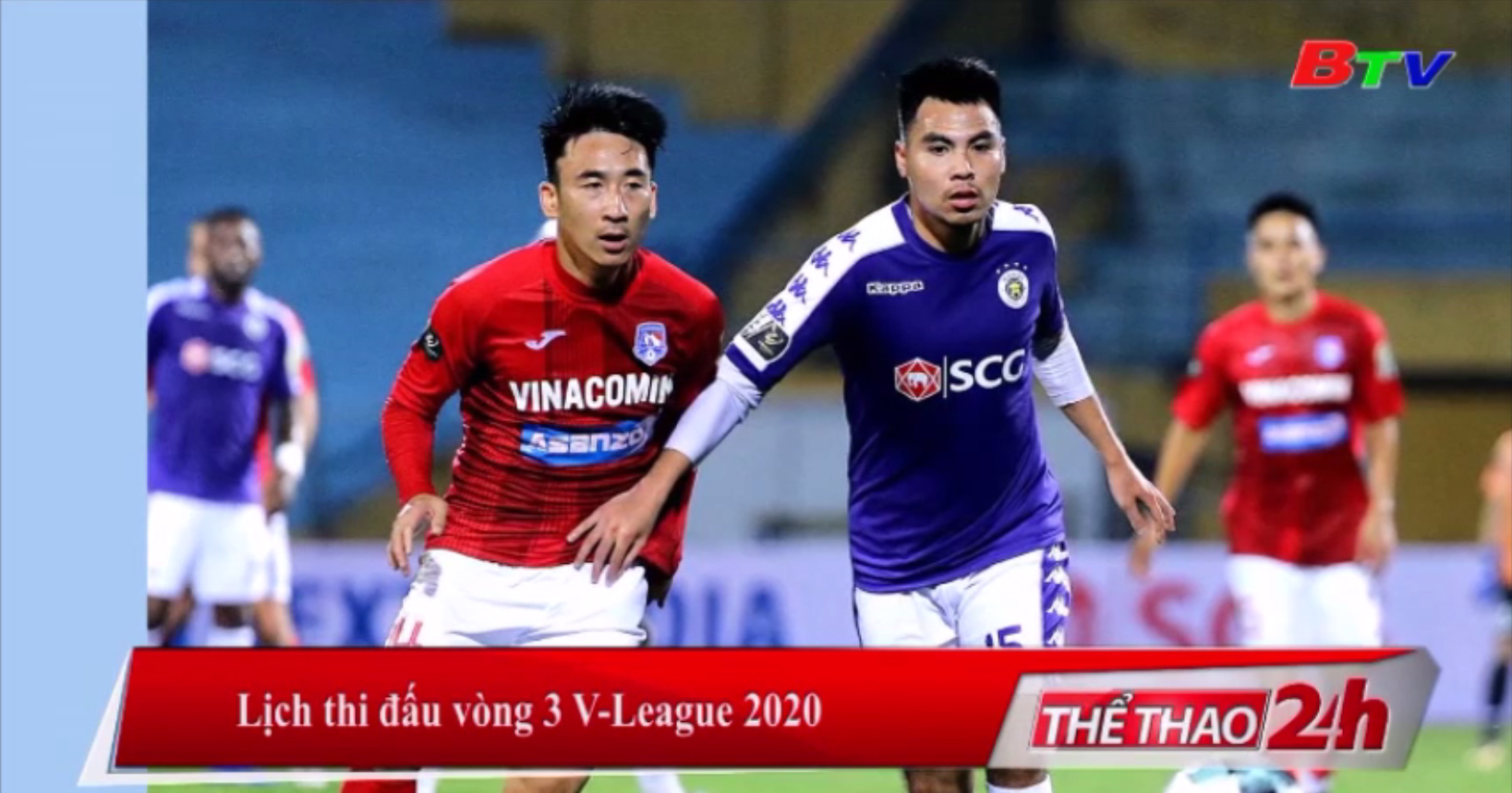 Lịch thi đấu vòng 3 V-League 2020