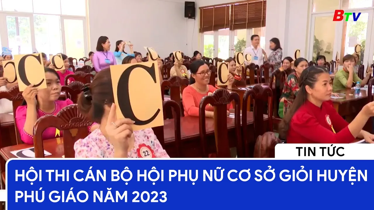 Hội thi Cán bộ Hội phụ nữ cơ sở giỏi huyện Phú Giáo năm 2023 