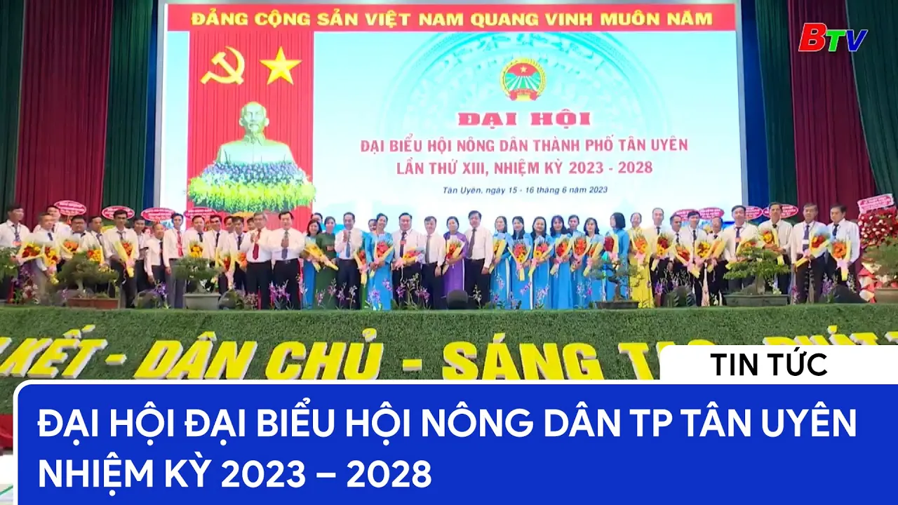 Đại hội Đại biểu Hội nông dân Tp Tân Uyên, nhiệm kỳ 2023 – 2028 