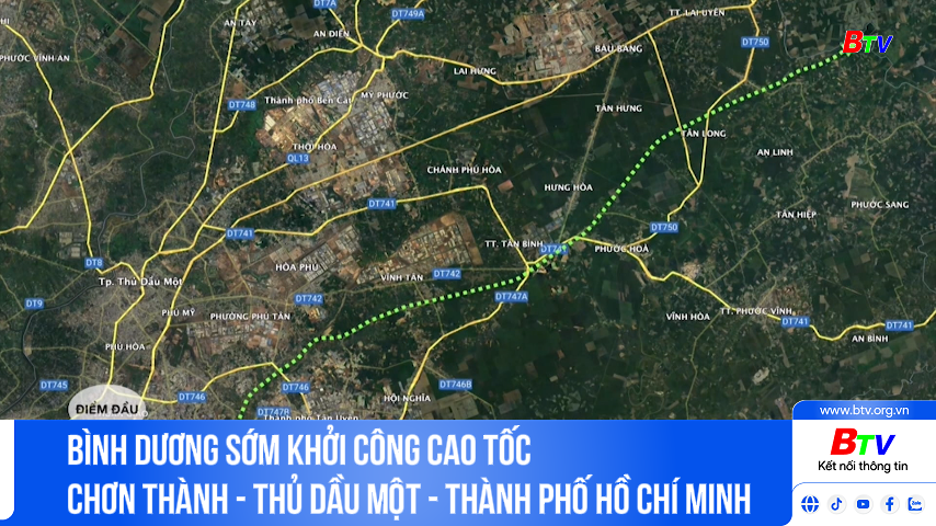 Bình Dương sớm khởi công cao tốc Chơn Thành - Thủ Dầu Một - Thành phố Hồ Chí Minh