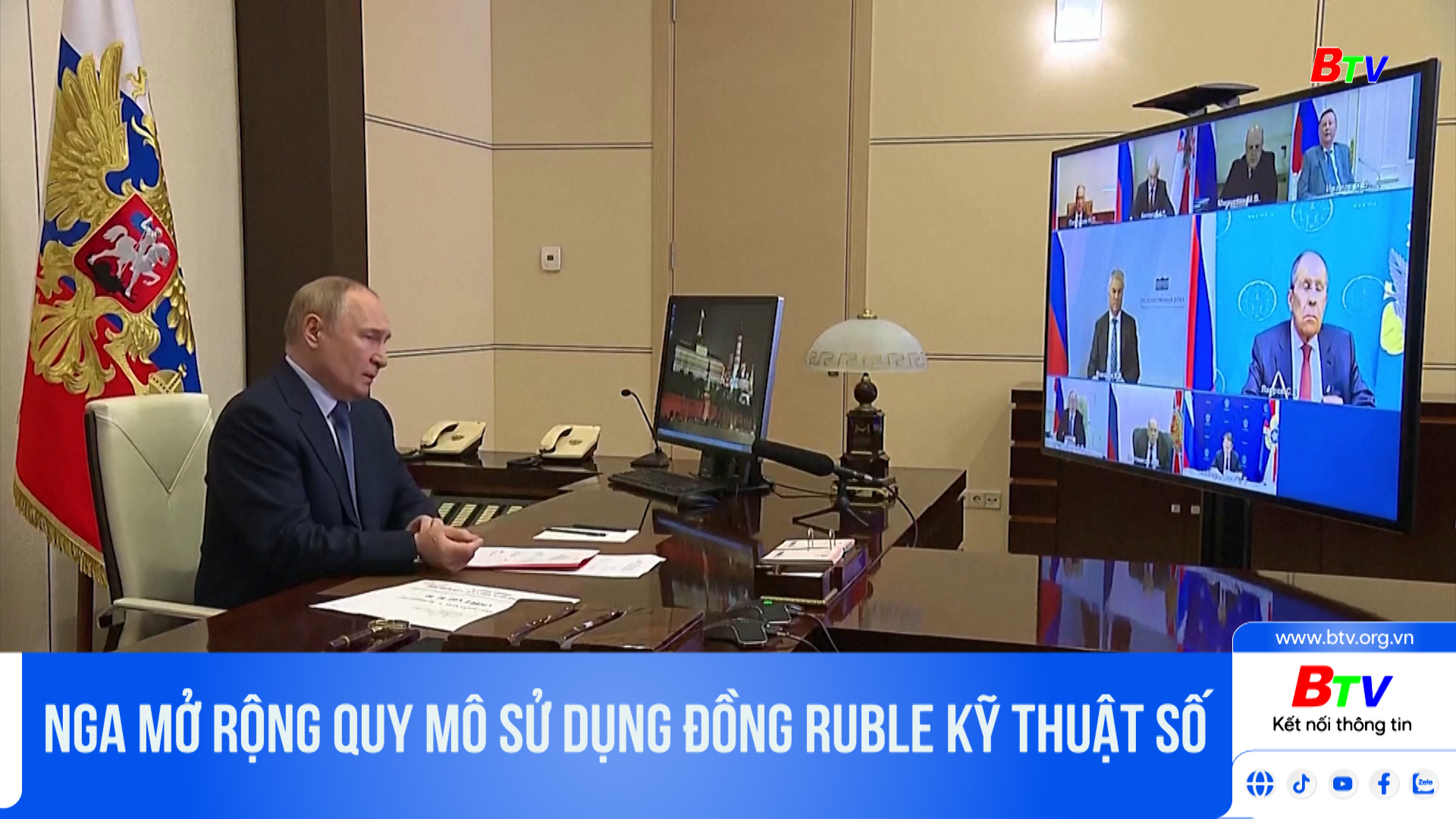 Nga mở rộng quy mô sử dụng đồng Ruble kỹ thuật số