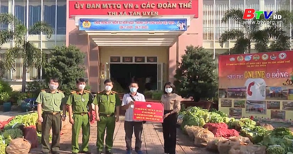 Tân Uyên tiếp nhận 06 tấn nông sản từ tỉnh Daklak
