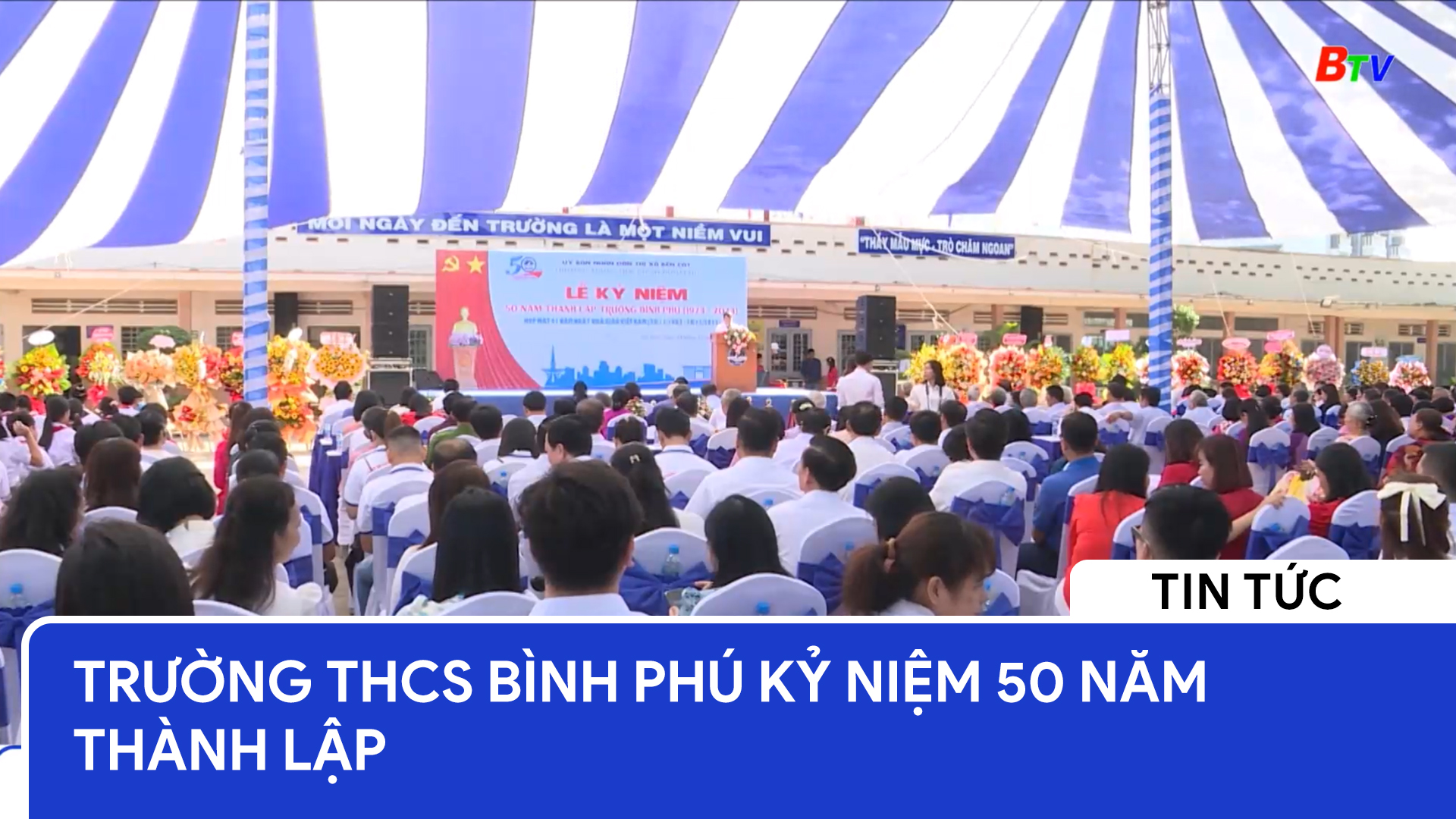Trường THCS Bình Phú kỷ niệm 50 năm thành lập