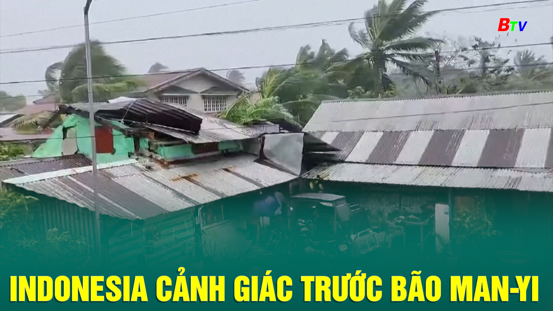 Indonesia cảnh giác trước bão Man-yi