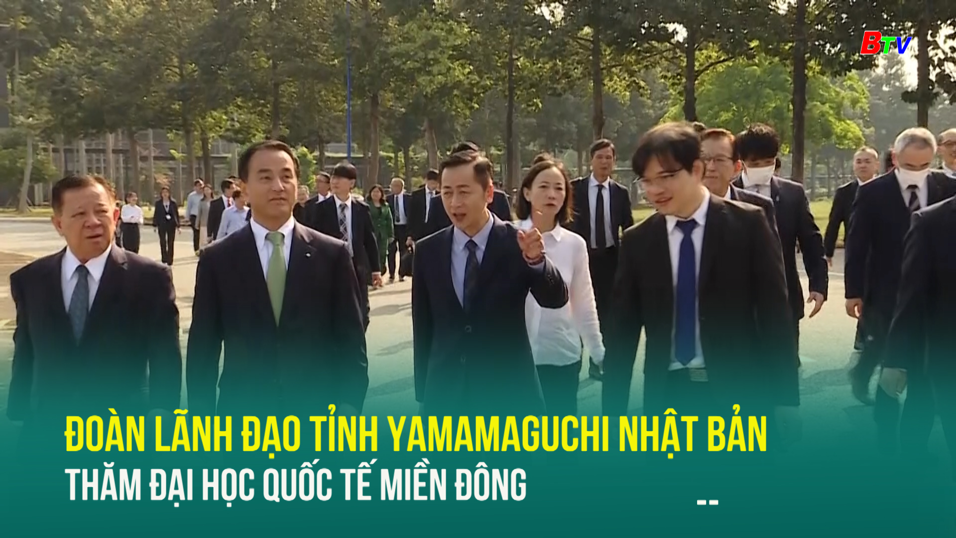 Đoàn lãnh đạo tỉnh Yamamaguchi Nhật Bản thăm Đại học quốc tế Miền Đông