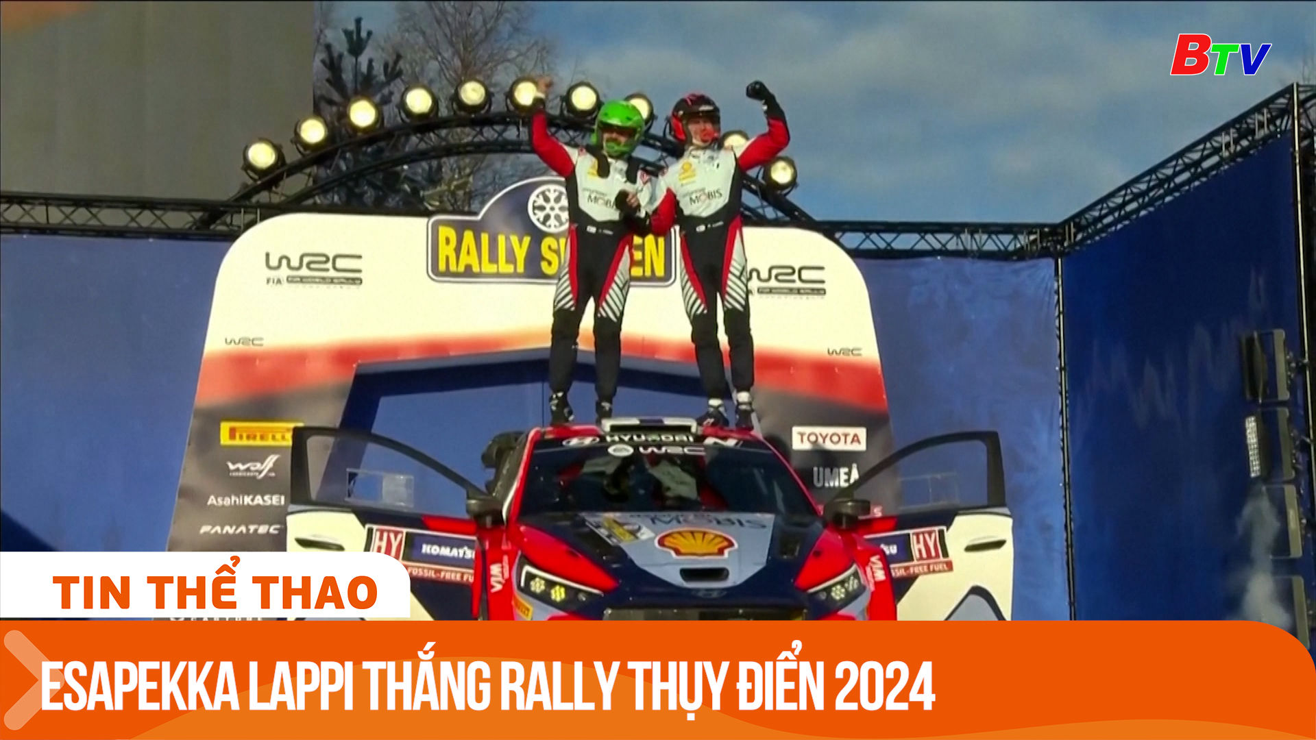Esapekka Lappi thắng Rally Thụy Điển 2024 | Tin Thể thao 24h	