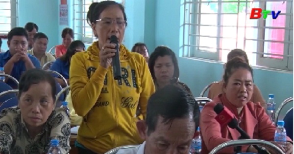Đại biểu Quốc hội tỉnh Bình Dương tiếp xúc cử tri phường Hòa Lợi, thị xã Bến Cát