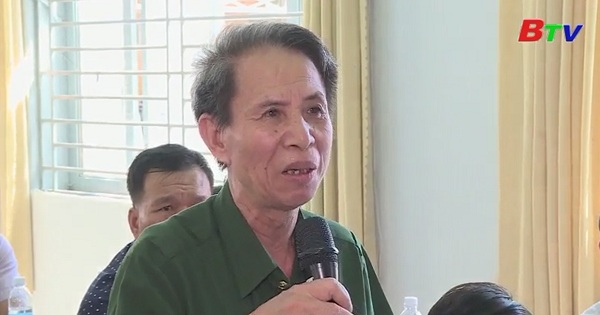 Đại biểu Quốc hội tỉnh Bình Dương tiếp xúc cử tri xã Cây Trường, huyện Bàu Bàng