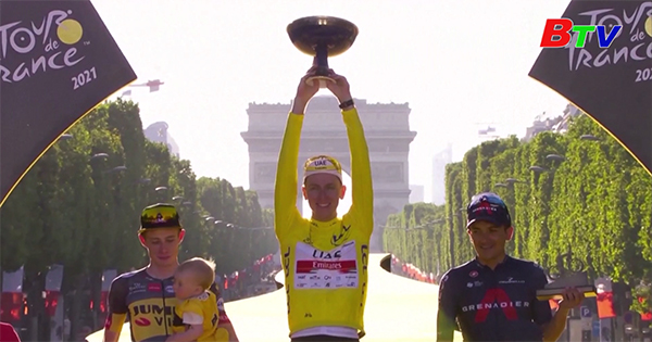 Wout van Aert thắng chặng 21, Tadej Pogacar vô địch Giải đua xe đạp Tour de France 2021