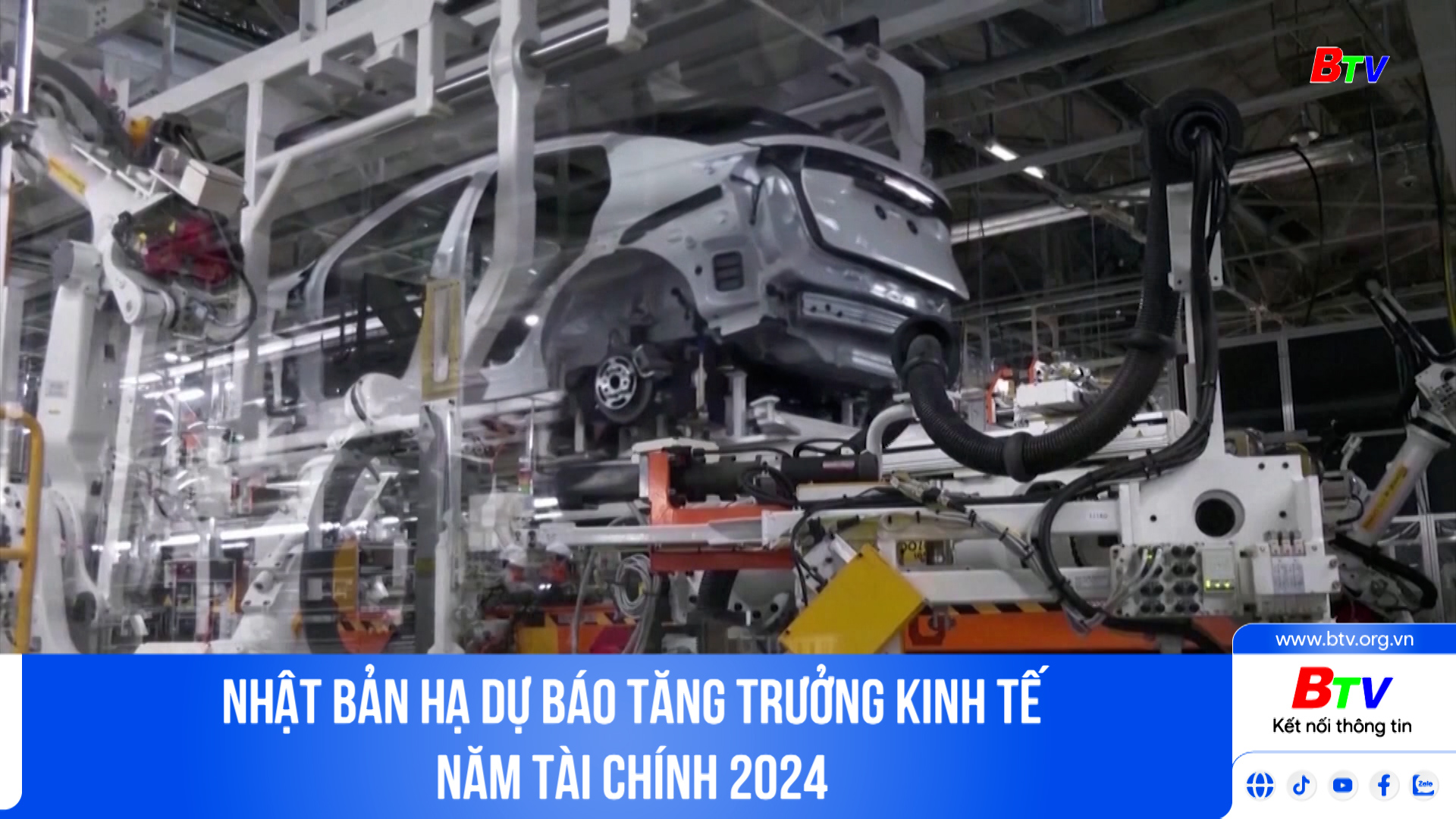 Nhật Bản hạ dự báo tăng trưởng kinh tế năm tài chính 2024