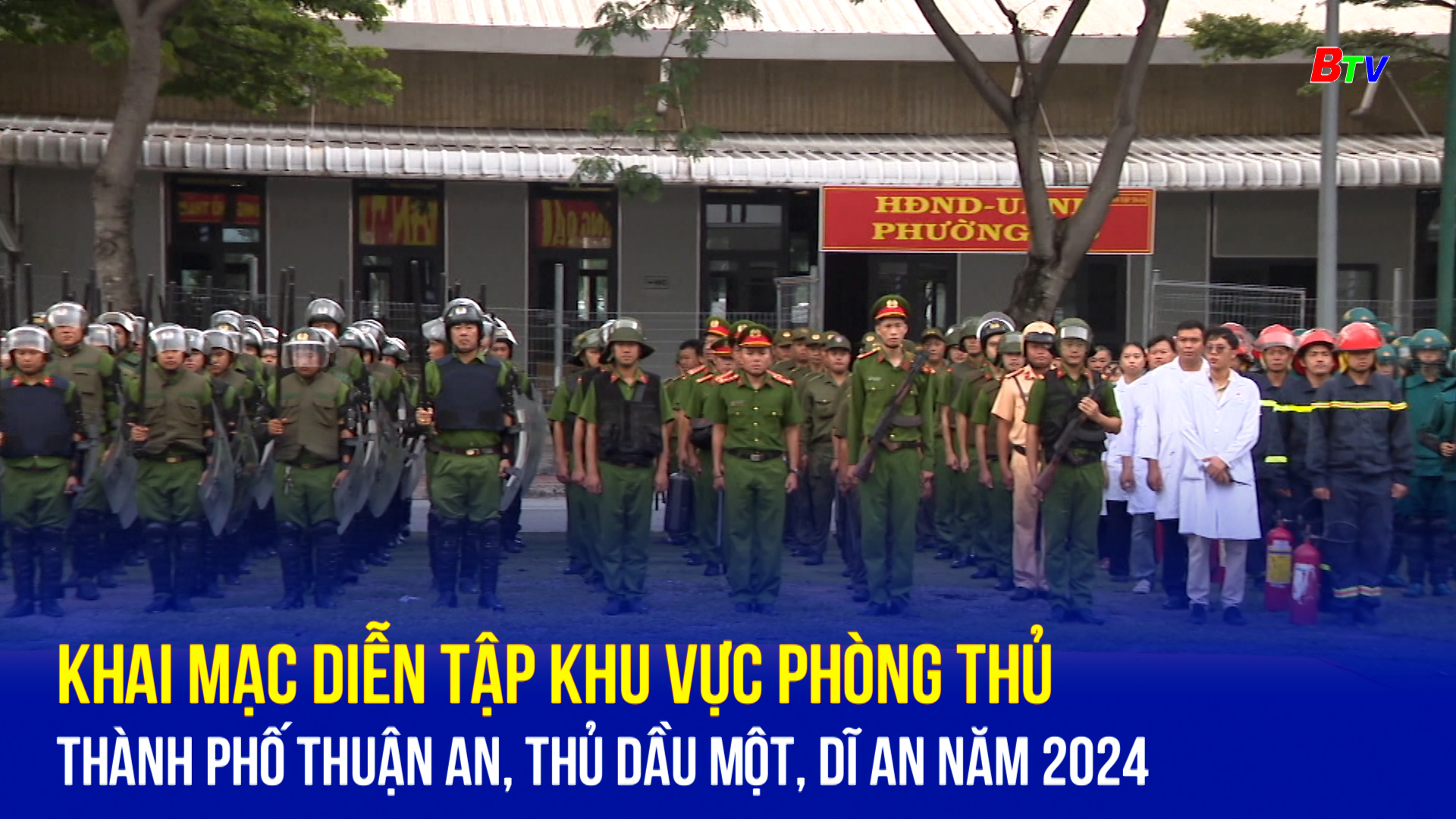 Khai mạc diễn tập khu vực phòng thủ thành phố Thuận An, Thủ Dầu Một, Dĩ An năm 2024