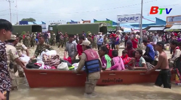 Mỹ viện trợ giúp Campuchia ứng phó thiên tai