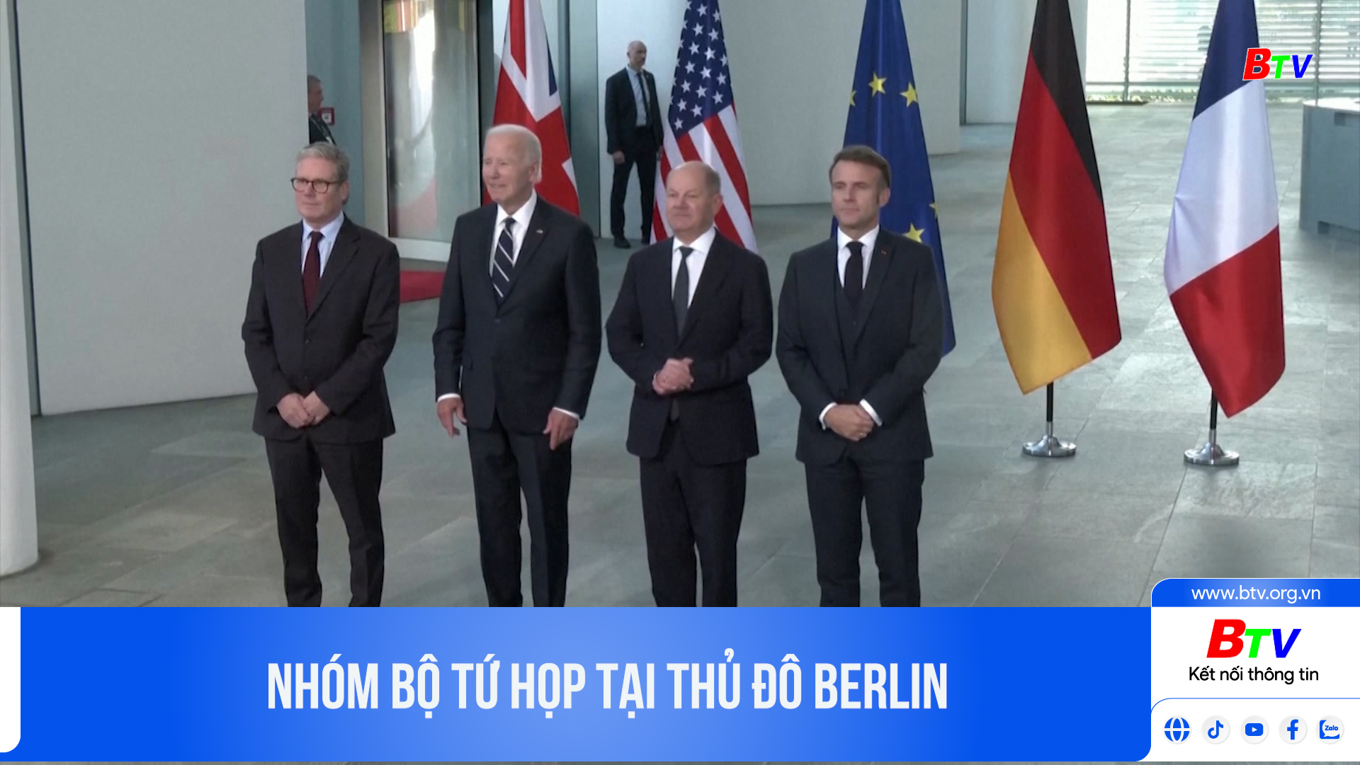 Nhóm bộ tứ họp tại thủ đô Berlin