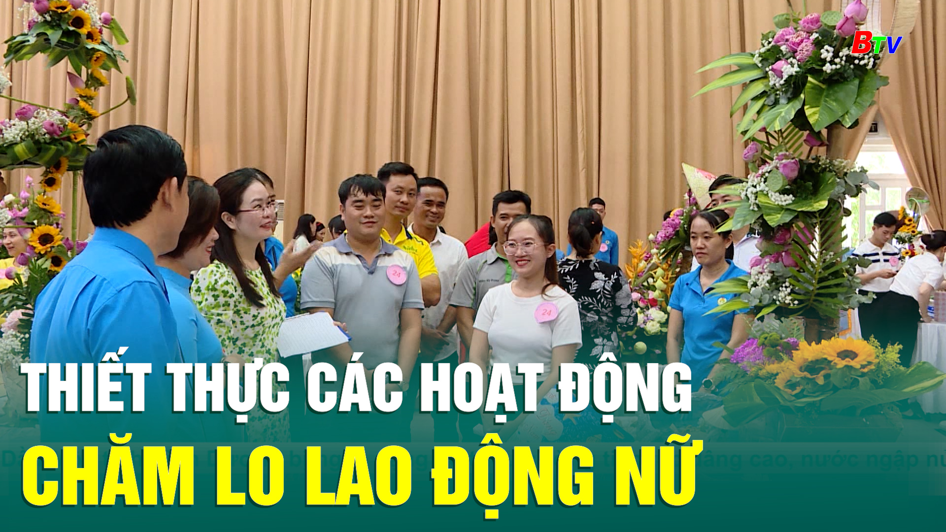 Thiết thực các hoạt động chăm lo lao động nữ