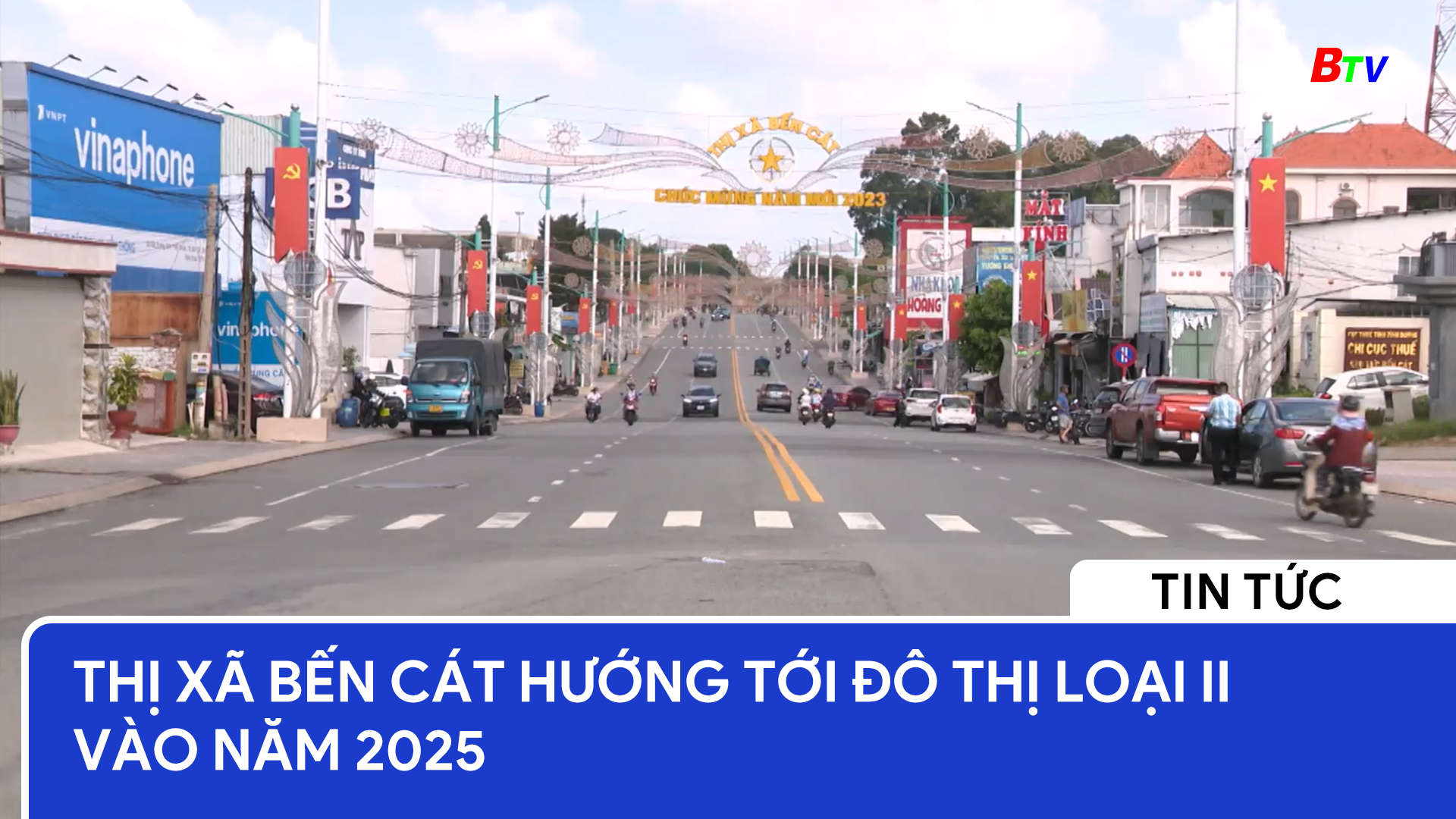 Thị xã Bến Cát hướng tới đô thị loại II vào năm 2025