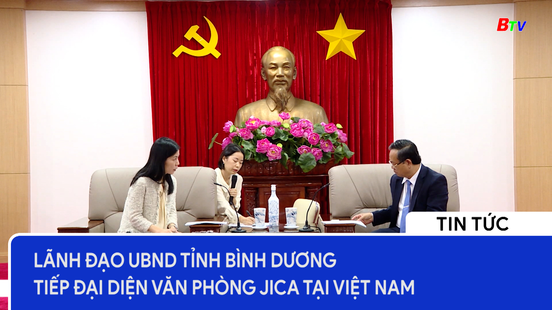 Lãnh đạo UBND tỉnh Bình Dương tiếp đại diện Văn phòng JICA tại Việt Nam