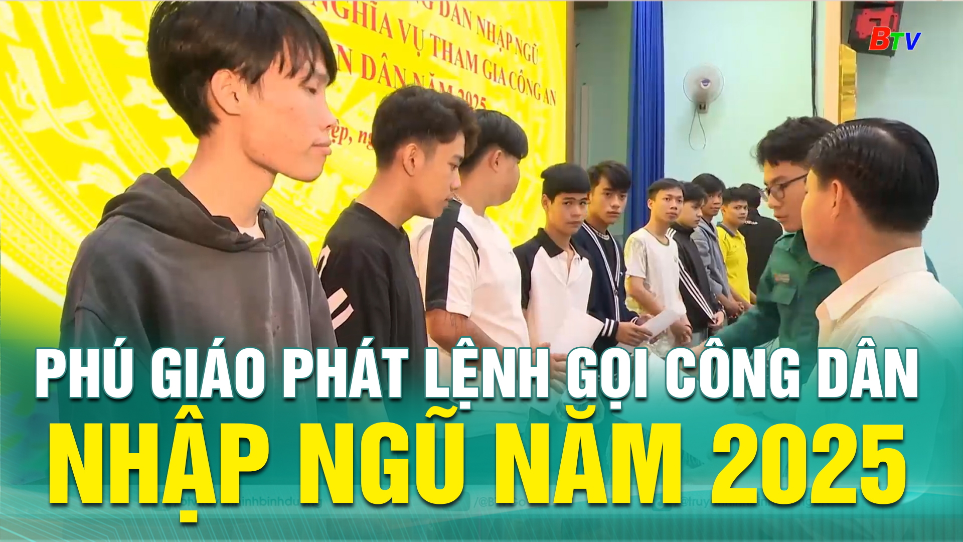 Phú Giáo phát lệnh gọi công dân nhập ngũ năm 2025