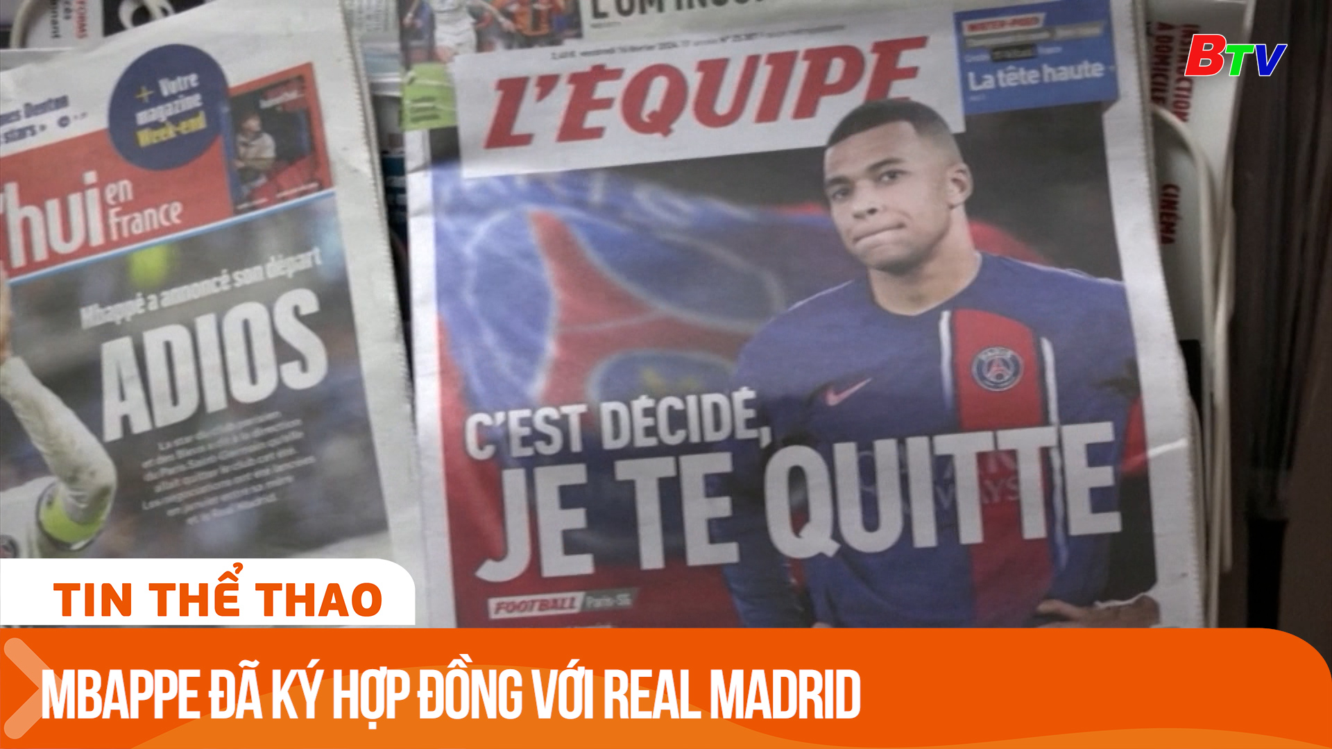 Mbappe đã ký hợp đồng với Real Madrid | Tin Thể thao 24h	