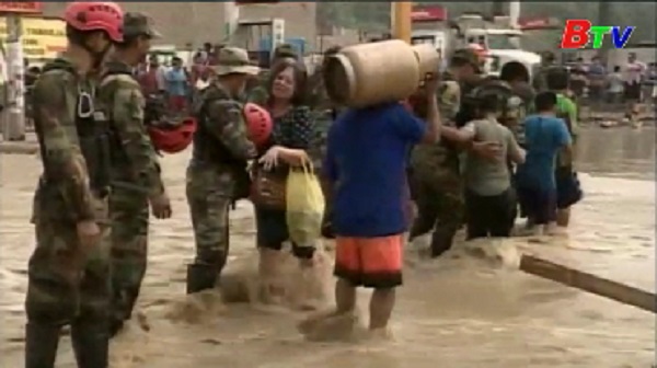 Peru chuẩn bị ngân sách lớn khắc phục hậu quả mưa lũ