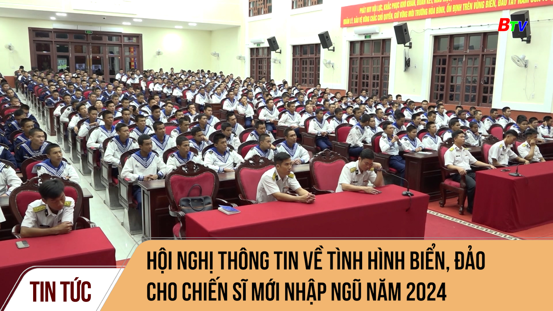 Hội nghị thông tin về tình hình biển, đảo cho chiến sĩ mới nhập ngũ năm 2024