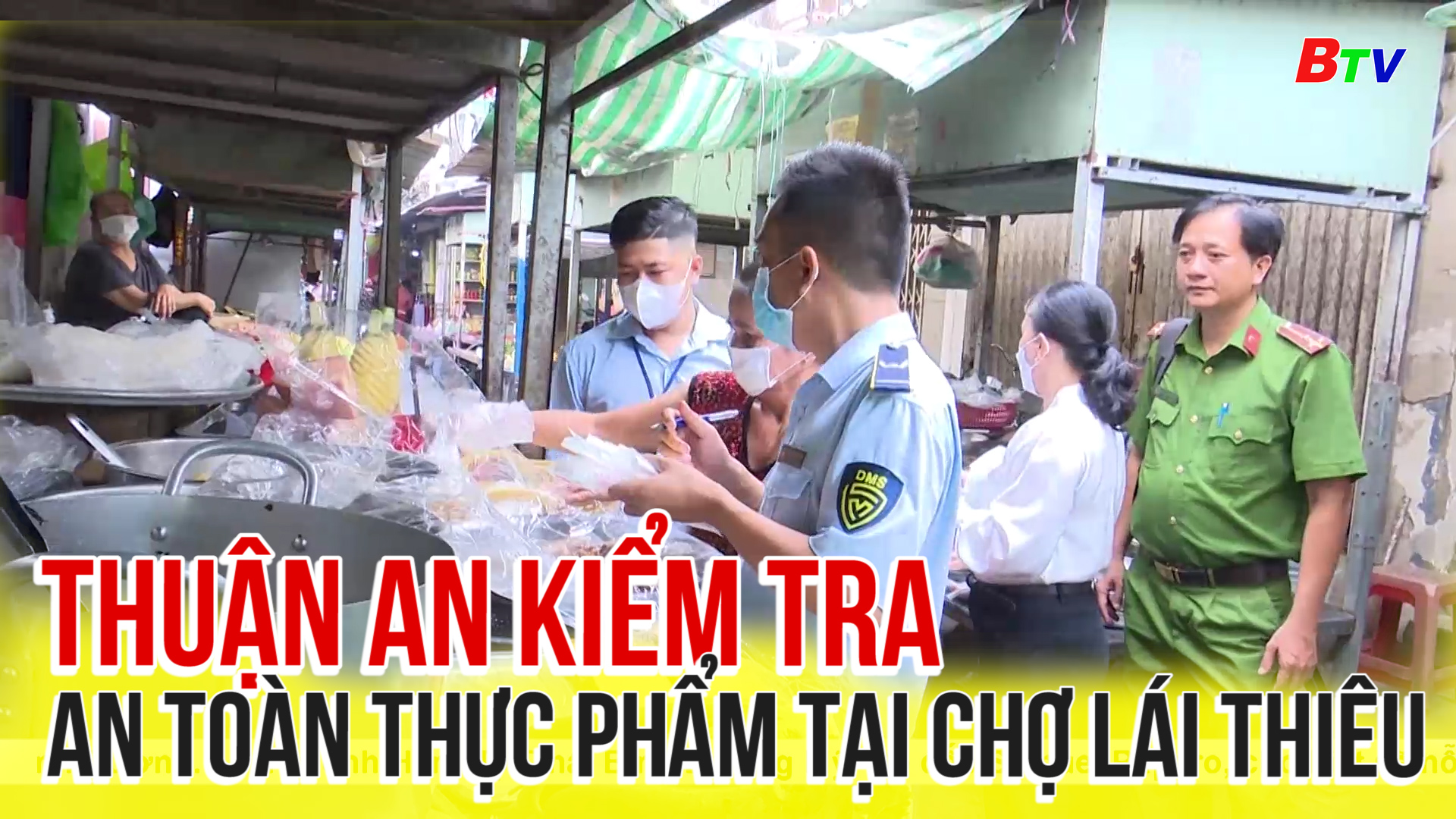 Thuận An kiểm tra an toàn thực phẩm tại chợ Lái Thiêu