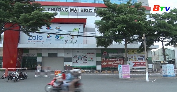 Khoanh vùng y tế tạm thời Big C Bình Dương