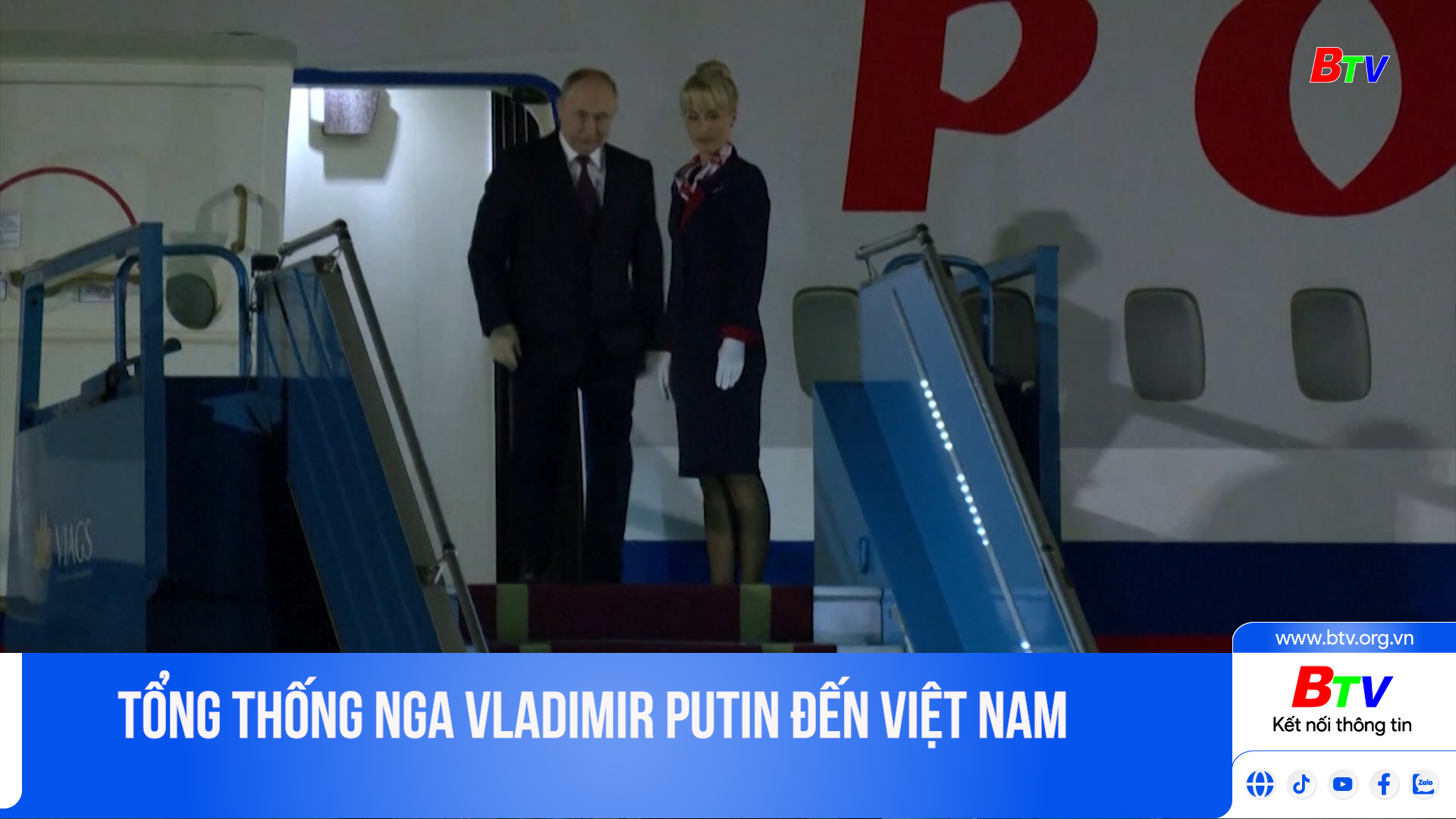 Tổng thống Nga Vladimir Putin đến Việt Nam