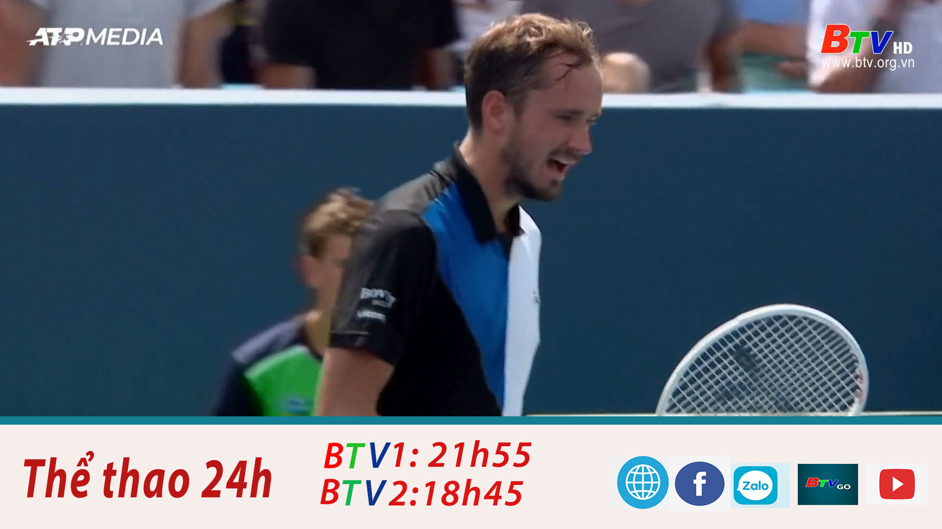 Daniil Medvedev vào tứ kết Cincinnati Open 2022