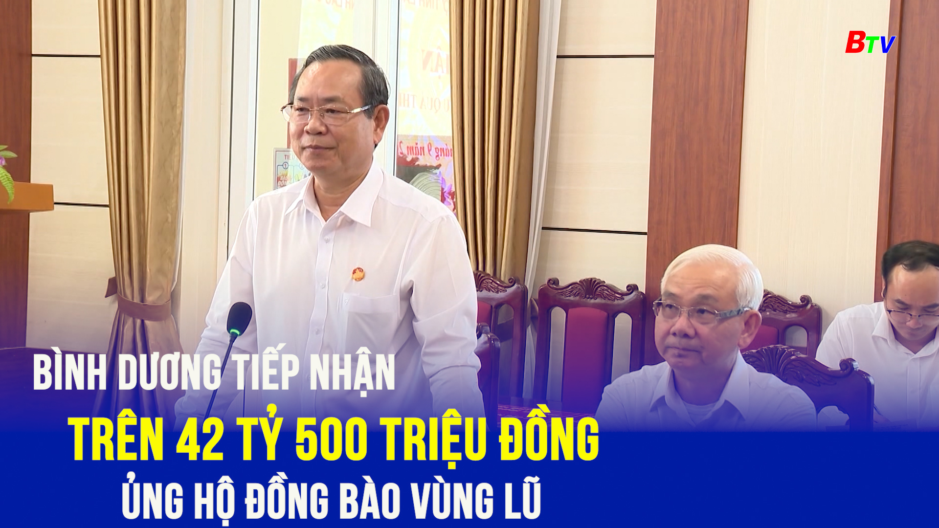 Bình Dương tiếp nhận trên 42 tỷ 500 triệu đồng ủng hộ đồng bào vùng lũ