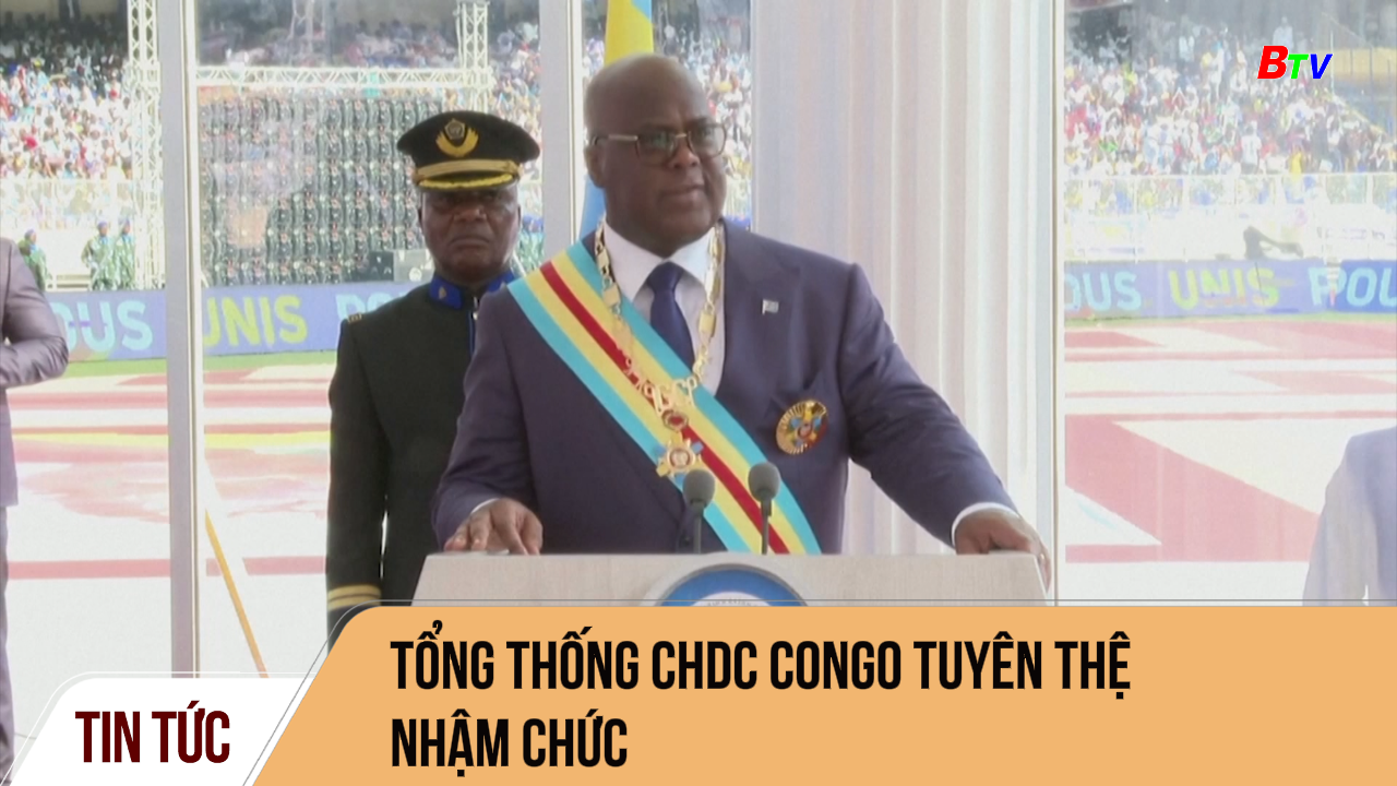 Tổng thống CHDC Congo tuyên thệ nhậm chức