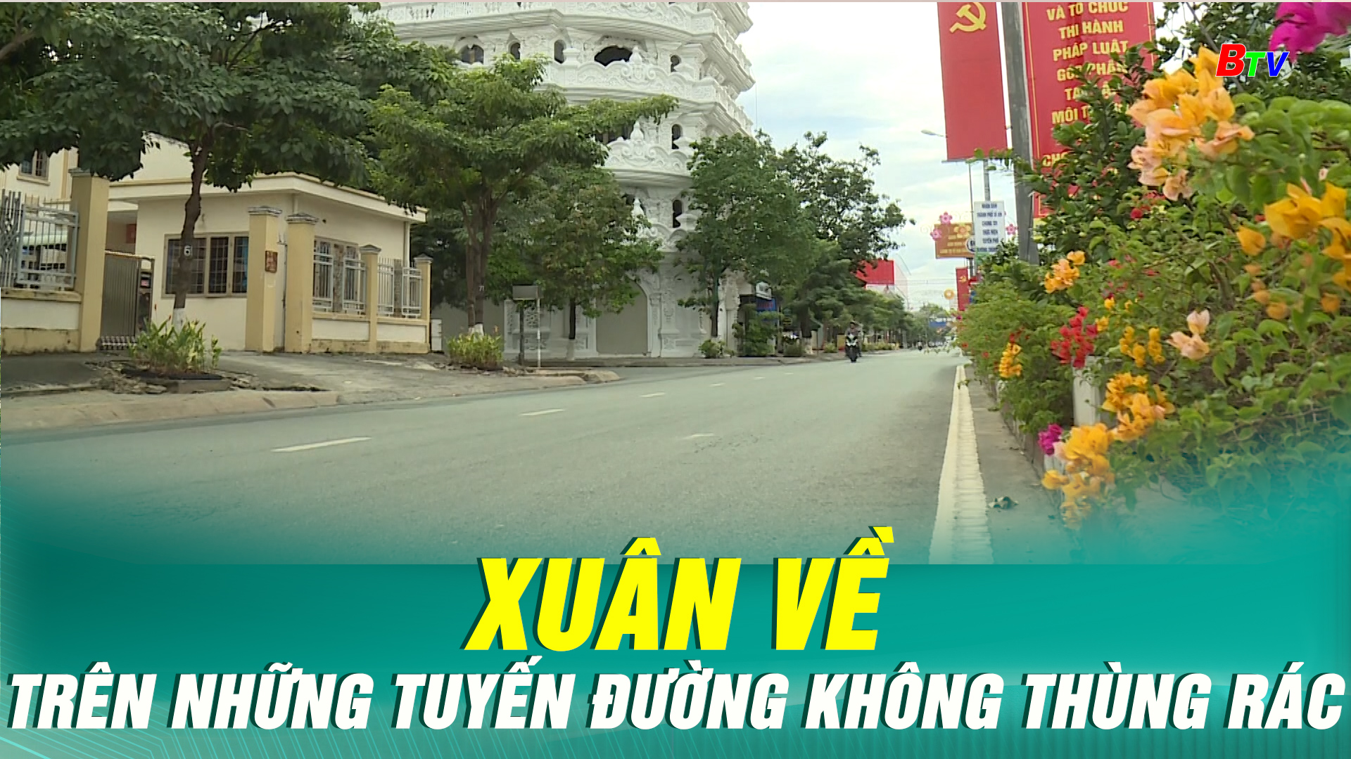 Xuân về trên những tuyến đường không thùng rác