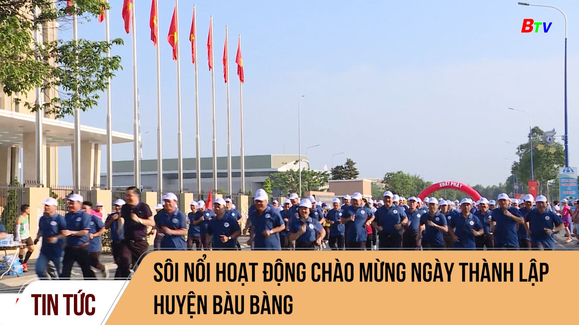 Sôi nổi hoạt động chào mừng Ngày thành lập huyện Bàu Bàng