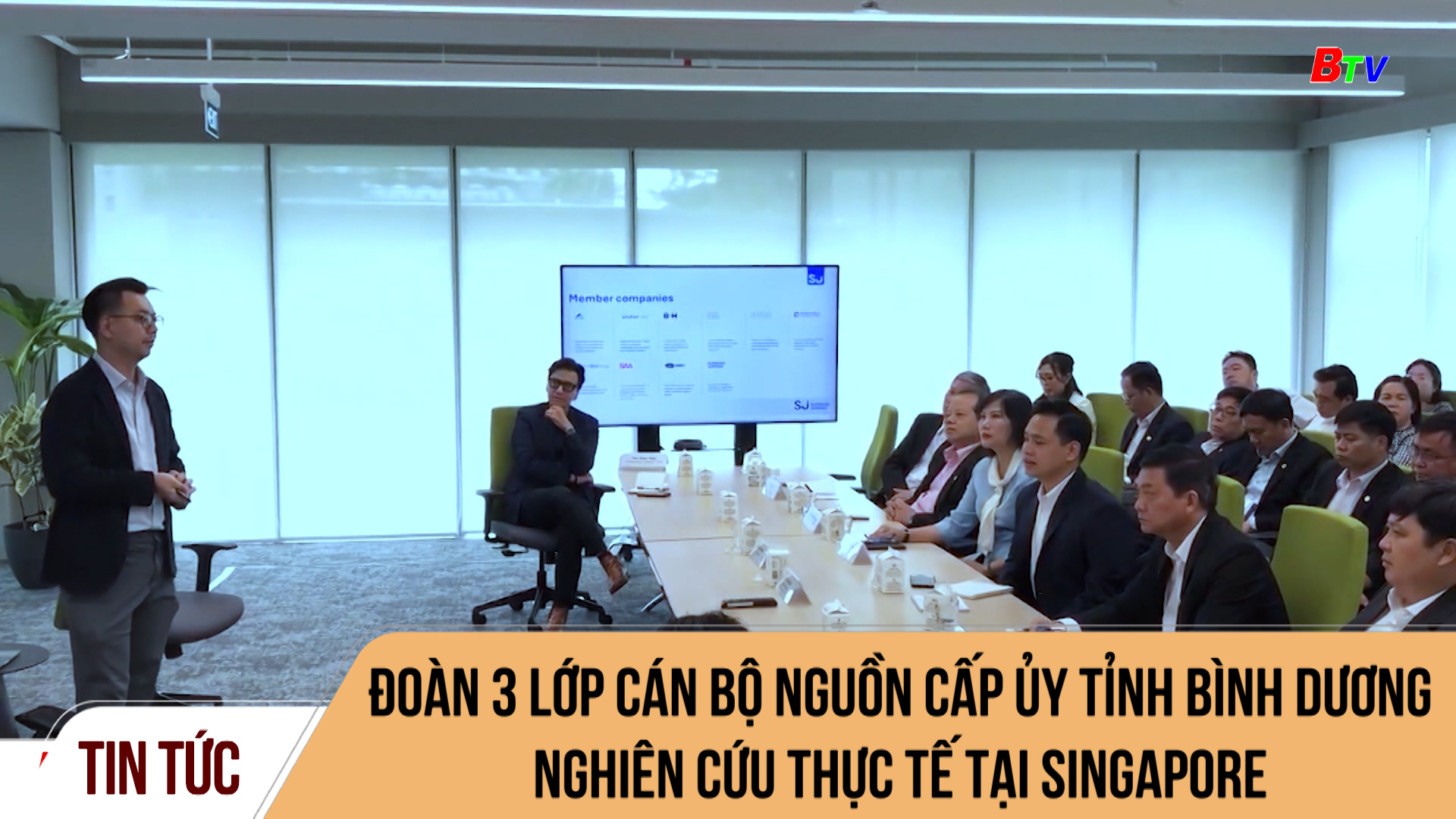 Đoàn 3 lớp cán bộ nguồn Cấp ủy tỉnh Bình Dương nghiên cứu thực tế tại Singapore	