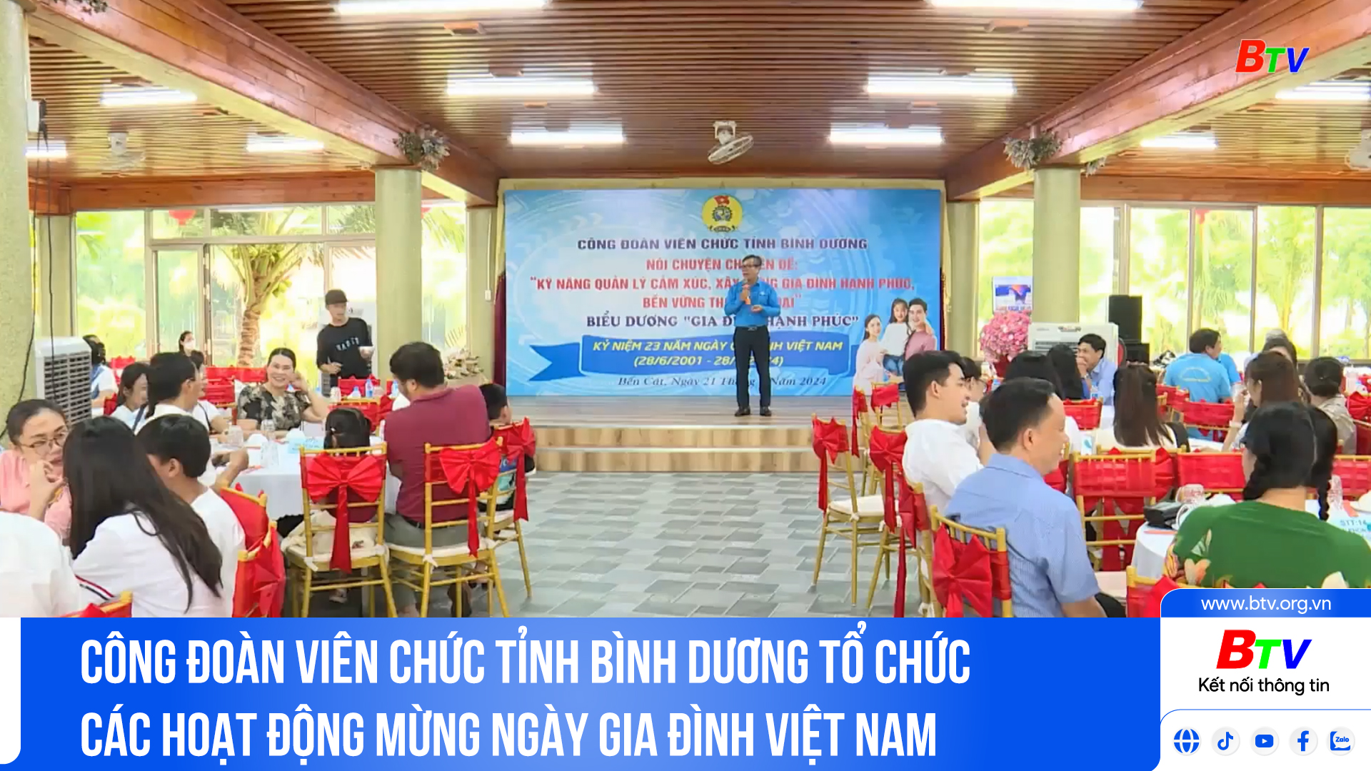 Công đoàn viên chức tỉnh Bình Dương tổ chức các hoạt động mừng Ngày Gia đình Việt Nam