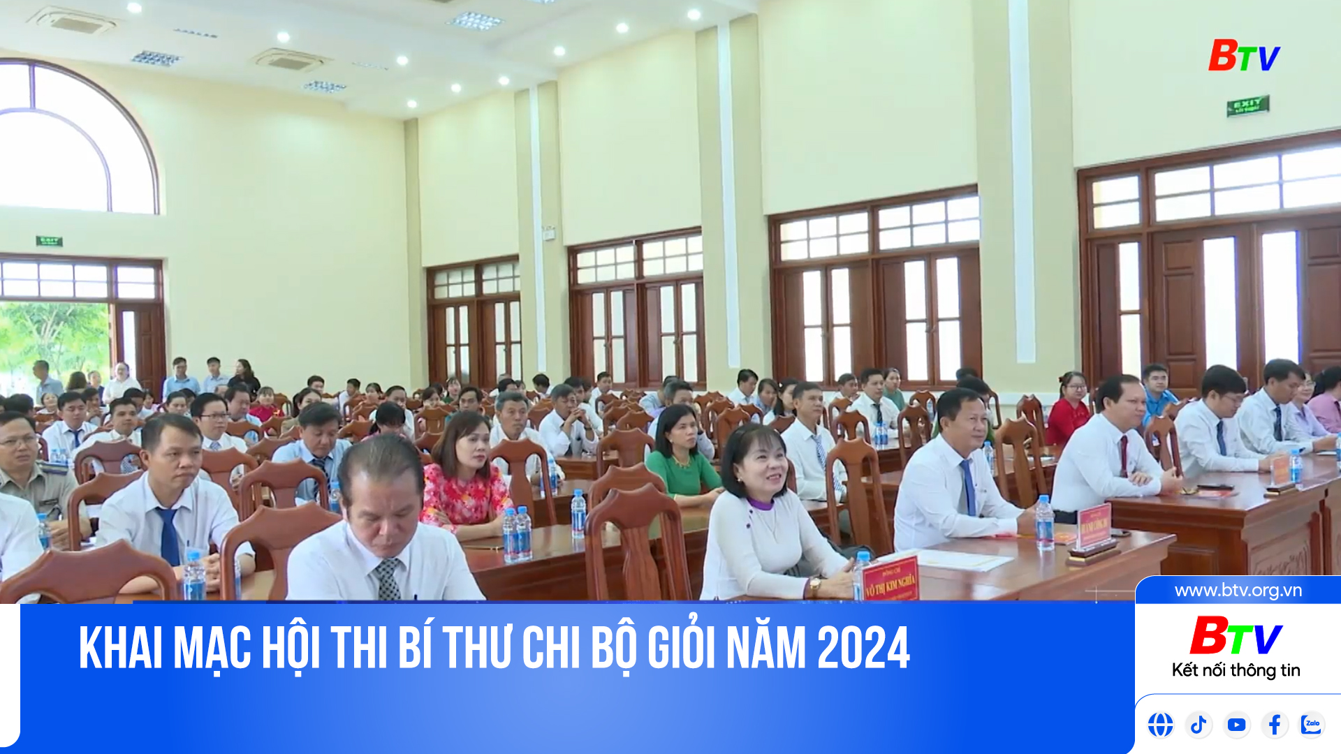 Khai mạc Hội thi Bí thư Chi bộ giỏi năm 2024