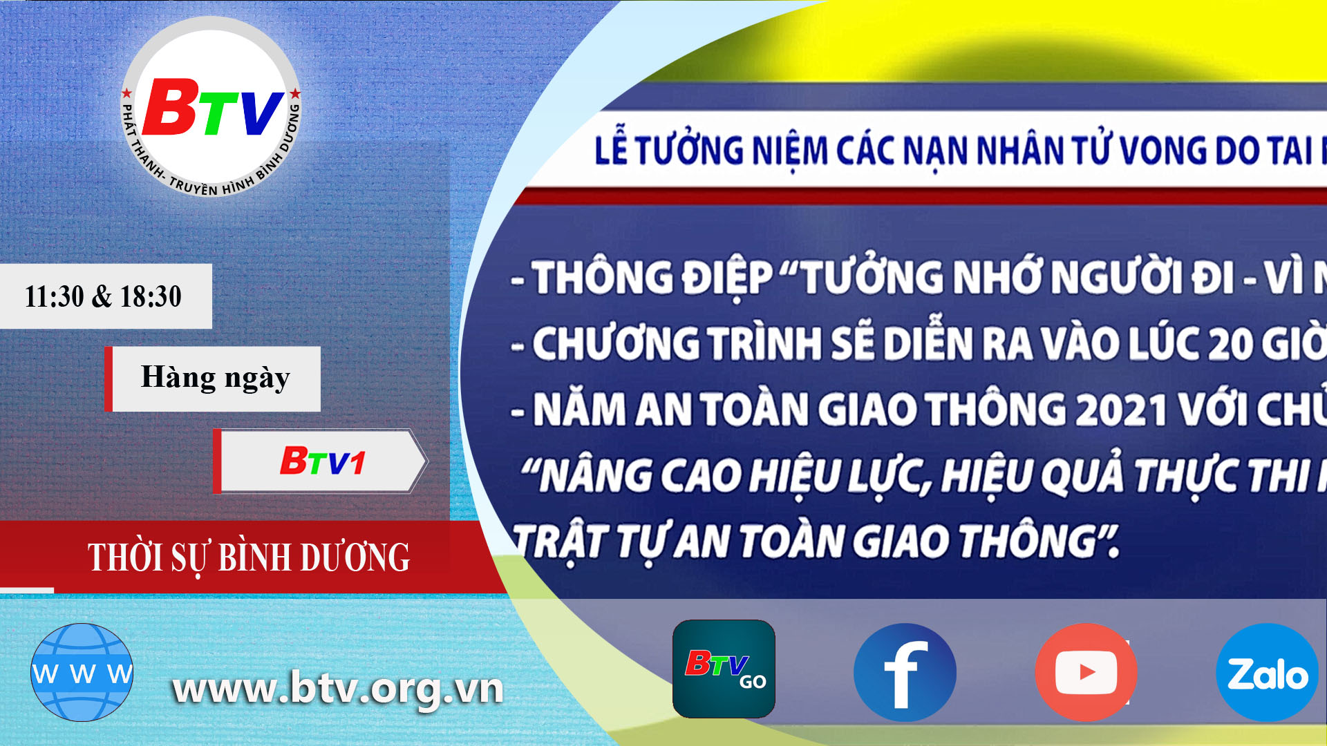 Lễ tưởng niệm các nạn nhân tử vong do tai nạn giao thông