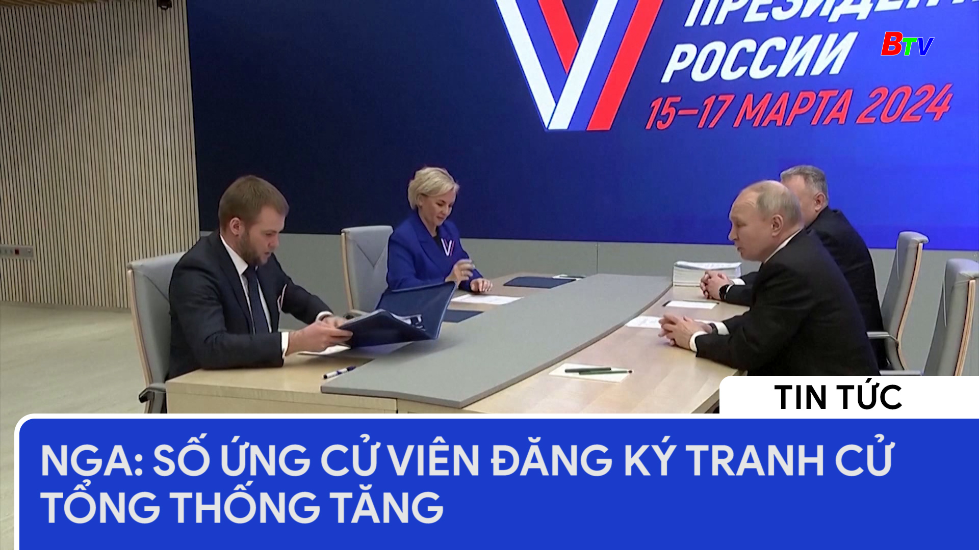 Nga: số ứng cử viên đăng ký tranh cử tổng thống tăng