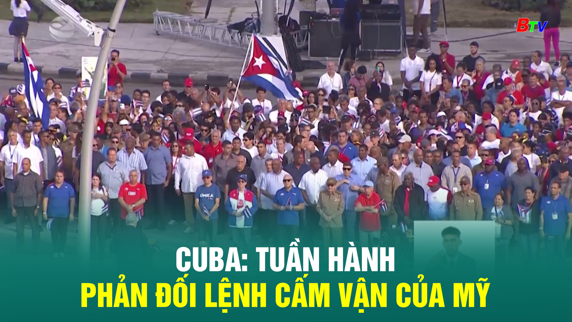 Cuba: Tuần hành phản đối lệnh cấm vận của Mỹ 