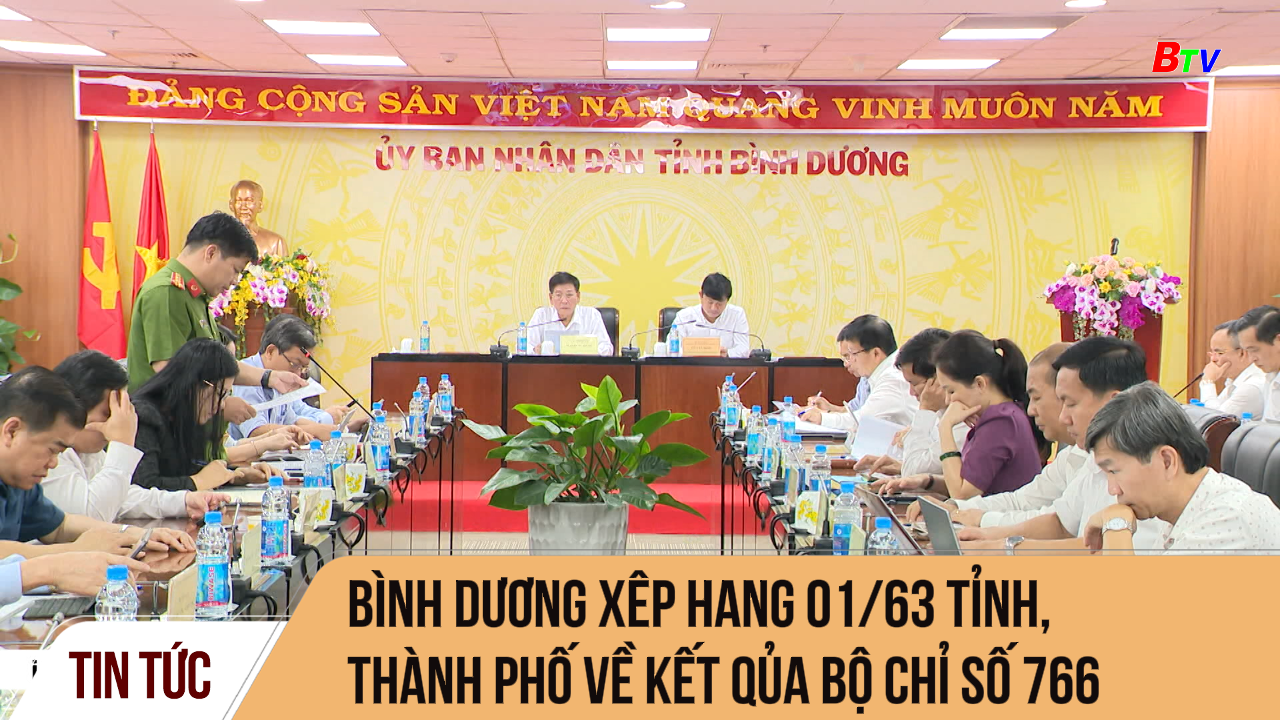 Bình Dương xếp hạng 01/63 tỉnh, thành phố về kết qủa Bộ chỉ số 766