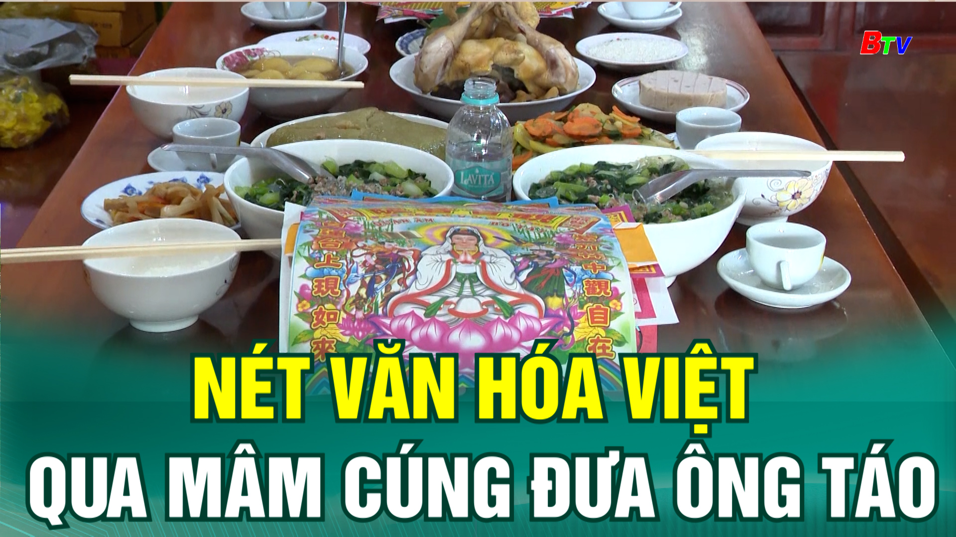 Nét văn hóa Việt qua mâm cúng đưa ông Táo