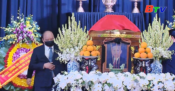 Lễ truy điệu Nguyên Phó Thủ tướng Trương Vĩnh Trọng